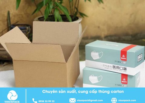 Sản xuất thùng carton đựng khẩu trang số lượng lớn giá tốt 2Sản xuất thùng carton đựng khẩu trang số lượng lớn giá tốt 2