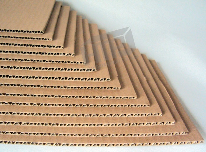 Cấu tạo của thùng carton được thiết kế với 5 lớp
