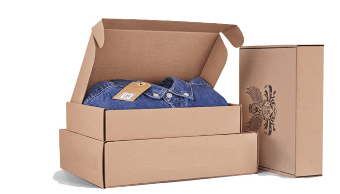 Tiêu chuẩn thùng carton hàng xuất khẩu với quần áo