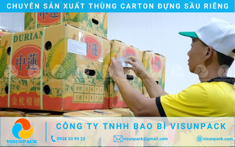 durian carton box packaging export