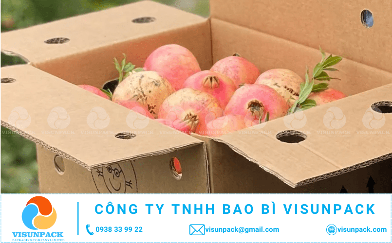 thùng carton đựng lựu xuất khẩu giá rẻ tphcm