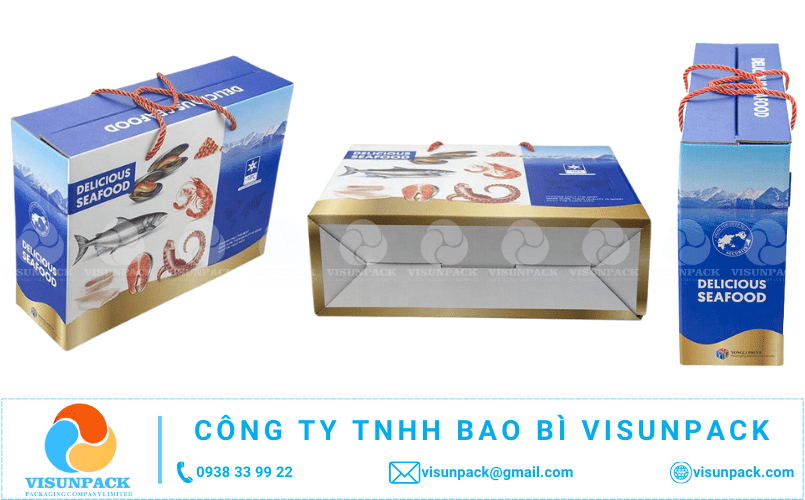 thùng carton đựng mực đông lạnh xuất khẩu giá rẻ gần tôi